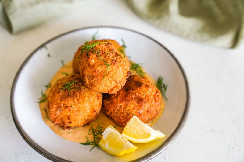 Crab Croquettes with Spicy Dill Aioli