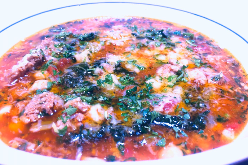 白百合餐厅的意大利蔬菜汤