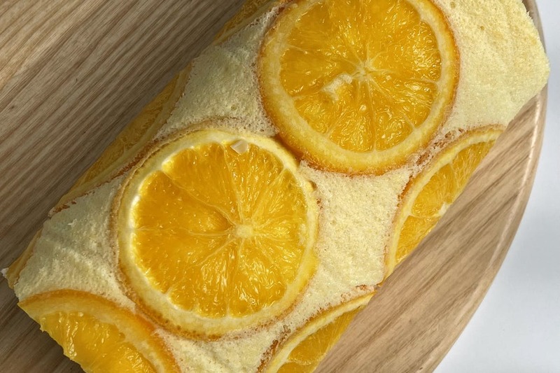 橘子卷蛋糕